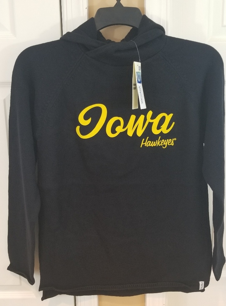 NCAA Iowa Hawkeyes women's crossover hoody L